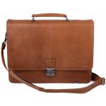 Segali kožená hnědá aktovka do práce 7005 TAN – Sleviste.cz