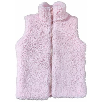 Monkey Mum beránková vesta Růžová – Hledejceny.cz