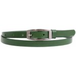 Špongr dámský úzký kožený opasek 1549 zelený – Zboží Dáma