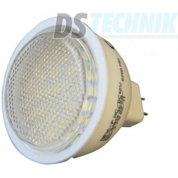 DS Technik LED 48SMD MR16 2,5W reflektorová LED žárovka 12V s paticí MR16, 205lm bílá studená