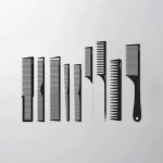 L3VEL3 Hair Comb Set hřebeny na vlasy 9 ks – Zboží Mobilmania