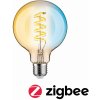 Žárovka Paulmann Filament 230V Smart Home Zigbee 3.0 LED Globe G95 E27 7,5W měnitelná bílá stmívatelné zlatá