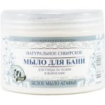 Babička Agafia přírodní bílé sibiřské mýdlo do koupele pro péči o tělo a vlasy 500 ml – Zboží Dáma