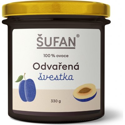 Šufan Odvařená švestka švestková Povidla 330 g – Zboží Dáma