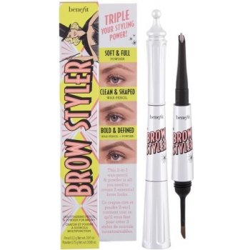 Benefit Brow Styler Multitasking Pencil & Powder tužka a pudr na obočí 2 Warm Golden Blonde 1,05 g