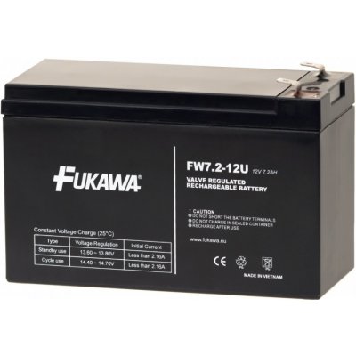FUKAWA Akumulátor FW 7.2-12 F2U (12V / 7,2Ah) 11509 – Zboží Mobilmania