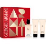 Giorgio Armani Si EDP 100 ml + tělové mléko 75 ml + sprchový gel 75 ml dárková sada – Hledejceny.cz