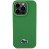 Pouzdro a kryt na mobilní telefon Apple Pouzdro Lacoste Iconic Petit Pique Woven Logo Magsafe iPhone 15 Pro zelené