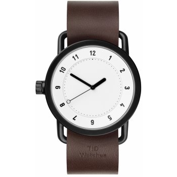 TID Watches No.1 White/ Walnut Wristband