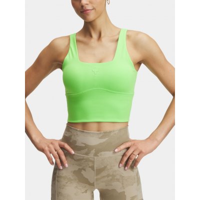 Under Armour Project Rock Fitted Bra Tank Wmn Green – Zboží Dáma