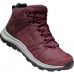 Keen Terradora Ii Leather Mid Wp W kombinovaná wine/black – Zboží Dáma