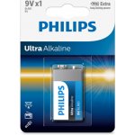 Philips Ultra Alkaline 9V 1ks 6LR61E1B/10 – Zboží Živě