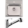 Set dřezu a baterie Set Sinks Manaus 480 V 0,7mm + Legenda S