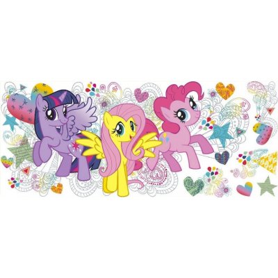 RoomMates Samolepka na zeď My Little Pony Trio - 1 arch 46x102 cm – Sleviste.cz