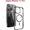 Pouzdro a kryt na mobilní telefon Apple Pouzdro Swissten Clear Jelly MagStick Metallic PRO iPhone 11 PRO černé;