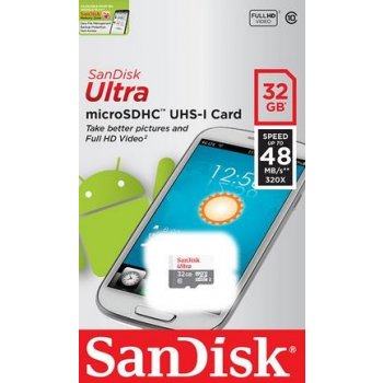 SanDisk microSDHC Ultra 32 GB UHS-I 139735