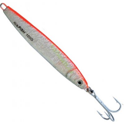 ICE Fish Pilker 3D Stříbrno-Oranžový 70 g – Zboží Mobilmania