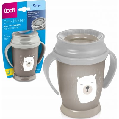 LOVI Hrníček 360 JUNIOR s úchyty Buddy Bear 250 ml – Zboží Dáma