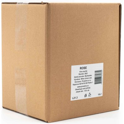 Raynoff Bag in Box Rose růžová 2025 12% 10 l (karton) – Hledejceny.cz