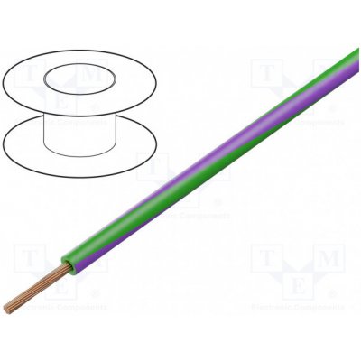 BQ Cable 1mm2 zeleno-fialová – Zboží Mobilmania