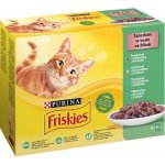 Friskies cat hovädzie&kura&tuniak&treska 12 x 85 g – Zboží Mobilmania