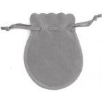 Šperky4U Semišový dárkový sáček šedý, 9 x 12 cm KR1034-GR – Zboží Mobilmania