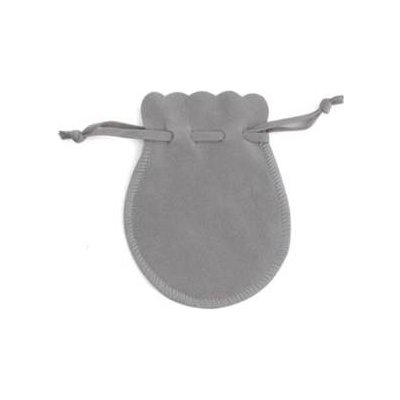 Šperky4U Semišový dárkový sáček šedý, 9 x 12 cm KR1034-GR – Zboží Mobilmania