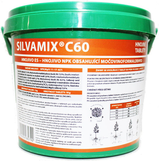 SILVAMIX Hnojivo pro lesní výsadby 1 kg C 60