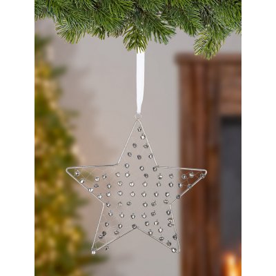 Gilde Závěsná hvězda Bellara š 21 × h 0,5 × v 21 cm – Hledejceny.cz
