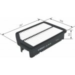 Vzduchový filtr BOSCH F 026 400 481 – Hledejceny.cz