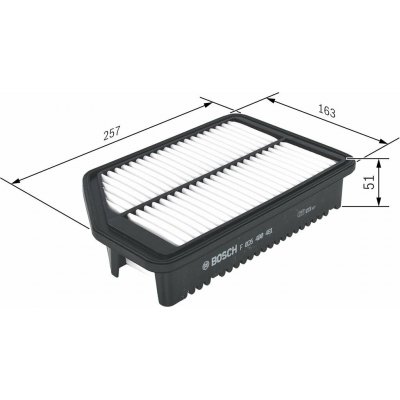 Vzduchový filtr BOSCH F 026 400 481 – Hledejceny.cz