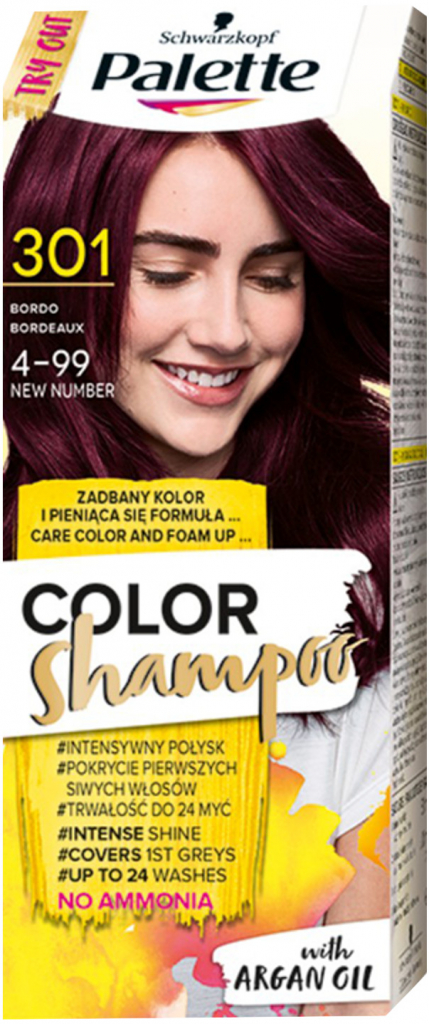Pallete Color Shampoo Bordó 301