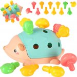 Creative Corner Smyslově vzdělávací montessori modrý ježek – Sleviste.cz