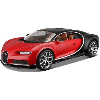Bburago Plus Bugatti Chiron červená 1:18