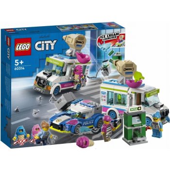 LEGO® City 60314 Policejní honička se zmrzlinářským vozem