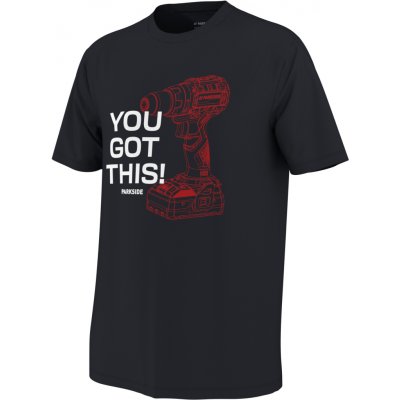 Parkside Pánské triko s BIO bavlnou černá – Hledejceny.cz