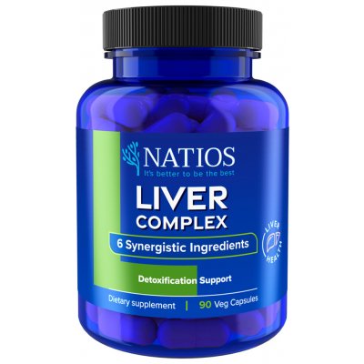 Natios Liver Complex 6 složek na játra 90 veganských kapslí – Hledejceny.cz