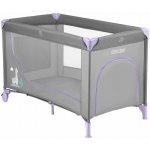 Ricokids Cestovní postýlka 125 x 65 x 78 cm RK-240 šedá levandule – Zboží Dáma