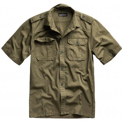 košile M65 BASIC s krátkým rukávem Zelená – Zboží Mobilmania