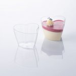 Martellato Kelímek na Panna cottu tvar srdce 100 ml plastový, průhledný – Zboží Dáma