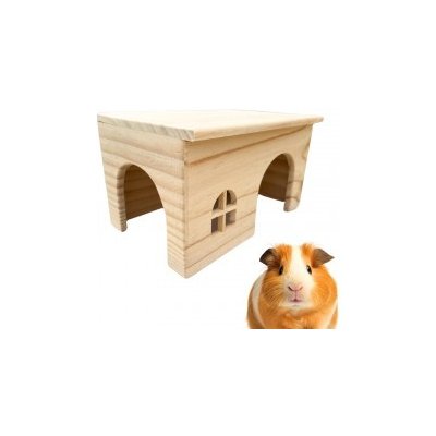 Trixie Dřevěný domeček pro morčata CHATA 28 x 16 x 18 cm – Hledejceny.cz