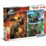 Clementoni Dětské Jurassic World 25250 3 x 48 dílků – Zboží Dáma