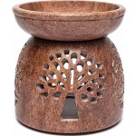 Mani Bhadra aroma lampa z mastku Strom života hnědá – Sleviste.cz
