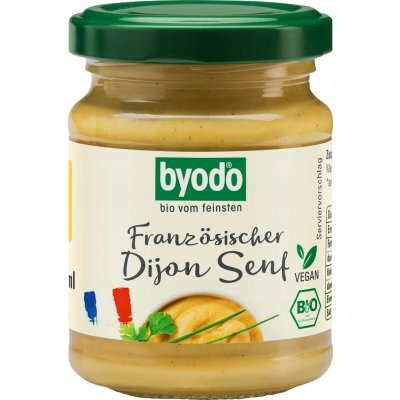 BYODO DIJONSKÁ BEZLEPKOVÁ HOŘČICE BIO 125 ml – Zboží Dáma