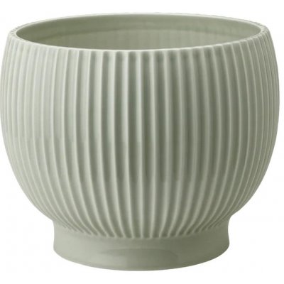 Keramický květináč Knabstrup Ripple Mint 18 cm Knabstrup – Hledejceny.cz