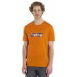 Icebreaker Mens Merino 150 Tech Lite II SS Tee Natural Shades Logo Earth – Zboží Mobilmania