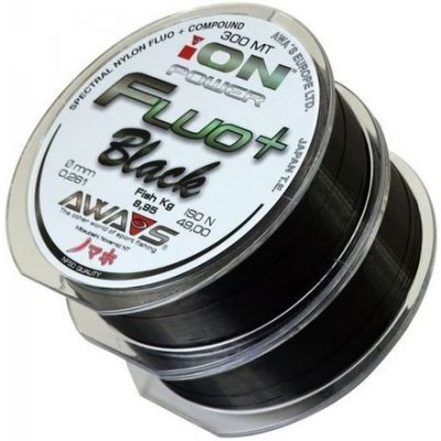 Awa-Shima Ion Power Fluo+ Black 600 m 0,286 mm 10,97 kg – Zbozi.Blesk.cz