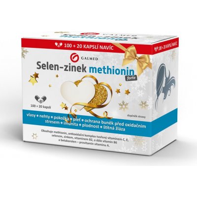 Galmed Selen-zinek-methionin forte 100+20 kapslí – Hledejceny.cz