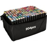 KIK KX5123_3 Oboustranné lihové fixy v pouzdře 168 + základna – Zboží Dáma