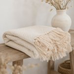 Bloomingville Polštář Ebrar bavlna hnědý cm 45x45 – Zboží Dáma